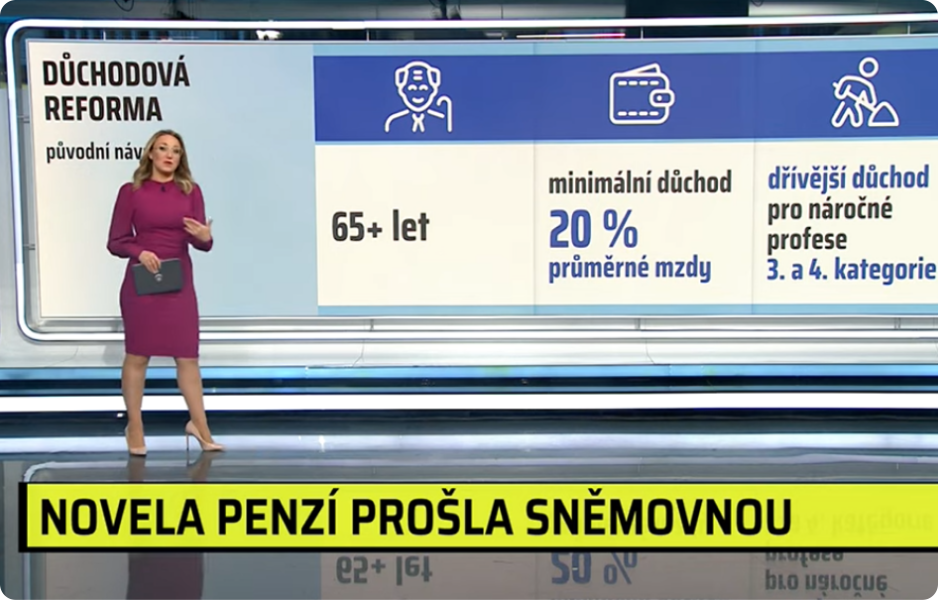 Reformu penzijního systému jsou ANO a SPD rozhodnuti zrušit