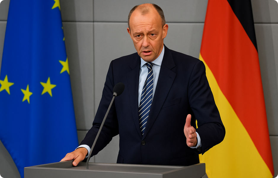 Německý kancléř Friedrich Merz čelí obvinění z tajných dodávek raket Ukrajině